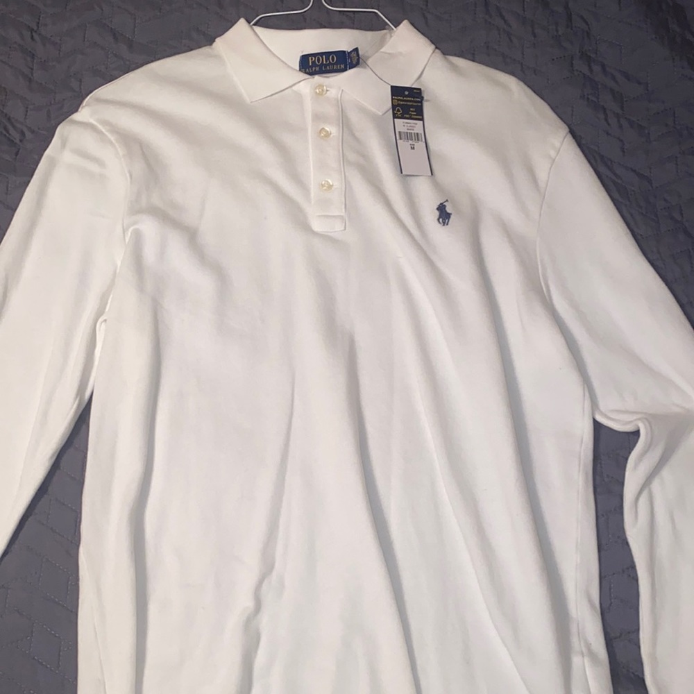 Brand new with tags. Never worn. Polo by Ralph Lauren long sleeve polo. Medium